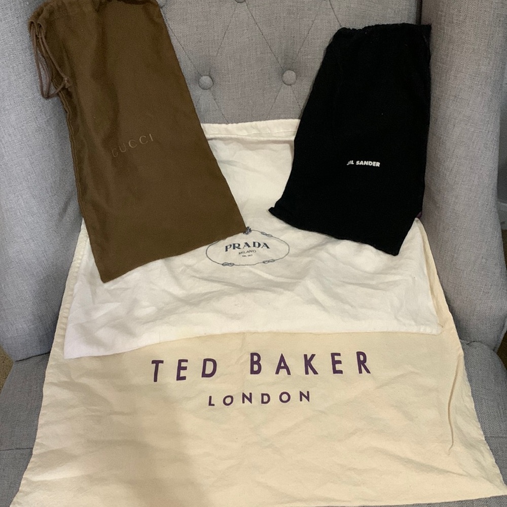 Gucci Prada Jil Sander Ted Baker Dust bags